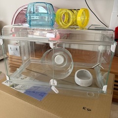 美品　ハムスター　ケージ　グラスハーモニー