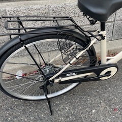 🔶新車🔶　26インチ　スタンダードモデル　大きいかご✨　LEDダイナモライト　ママチャリ　ファッションサイクル　自転車　点検調整永久無料✨　西宮市　の画像