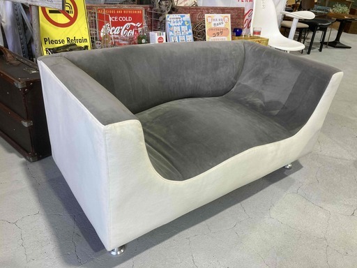 ★SO-FA-S ソーファーズ★2人掛けソファ デザイナーズソファ ラブソファ W133cm モダン オシャレ コンパクト リビング インテリア