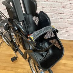 【大人用/アウトレット品】3人乗り対応自転車 丸石 ふらっかーずスティーナ 22/26型 新古自転車 マット黒色<自転車のオオムラ 静岡店>の画像
