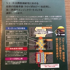 🌈  NASAが認めたエンジンオイル添加剤 X-1R と フューエル添加剤 2種類 の合計3本フルセット　格安の画像