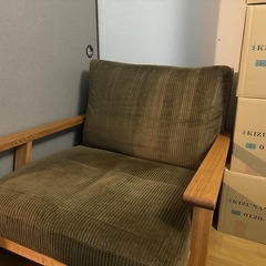 【リセノ】コーデュロイソファ　の画像
