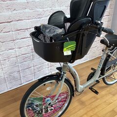 【大人用/アウトレット品】3人乗り対応自転車 丸石 ふらっかーずスティーナ 22/26型 新古自転車 グレー色<自転車のオオムラ 静岡店>の画像