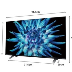  4K 　テレビ　43V型　TOSHIBA REGZA 43C350Xの画像