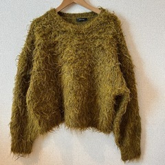 ジーナシスJEANASIS 7G ブークレシャギープルオーバー