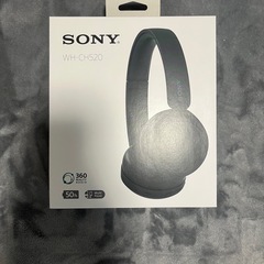 月末まで割引 SONY WH-CH520 ブラック　ヘッドフォン 
