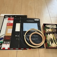手芸用品、書籍などの画像