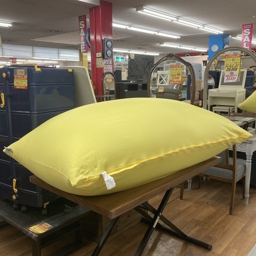 S733 ⭐ Yogibo Max ヨギボー マックス イエロー CT-6817 USED