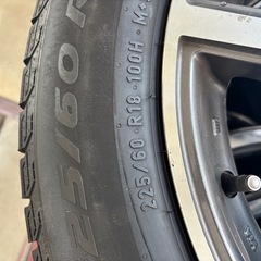 バリ山　BMW X3 MAK 18インチ ホイールスタッドレス4本セット ピレリの画像