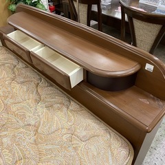 【愛品館 江戸川店 】 引き出し付き ダブルベッド Sealy（シーリー）の画像