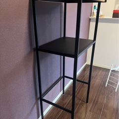 2/25まで！山﨑実業株式会社　tower ゴミ箱上ラック　ブラックの画像