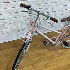【大人用/アウトレット品】新車整備済  ブリヂストン マークローザ7S 27型外装7段ギア 新古自転車 シティ軽快車 ピンク色 <自転車のオオムラ 静岡店>の画像