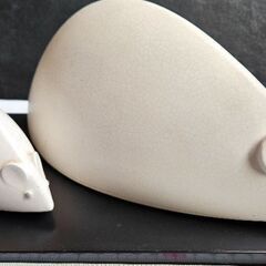 ネズミ親子の置物🐁🐁