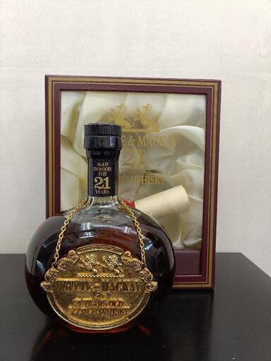 未開栓　WHYTE\u0026MACKAY ホワイト＆マッカイ 21年 ウイスキー 750ml 43％ 箱あり