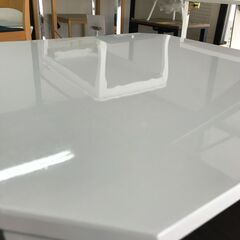 【ジャングルジャングル深井店】★折りたたみテーブル ホワイト テーブル 家具 クリーニング済 堺市 深井 【FU1931】の画像
