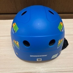 BRIDGESTONE 子ども用 ヘルメット 青 キッズ の画像