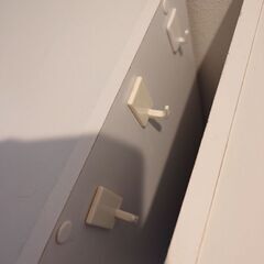 ホワイトのカラーボックス　2つの画像