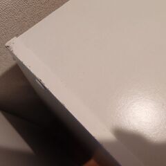 ホワイトのカラーボックス　2つの画像