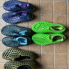 海　川　での遊び用　シューズ3足まとめて1000円