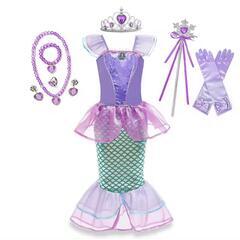 アリエル ドレス　マーメイド コスプレ プリンセス セットの画像