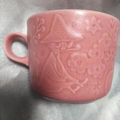 新品未使用品　土岐市の陶器ムーミン透かし木箱入マグカップの画像