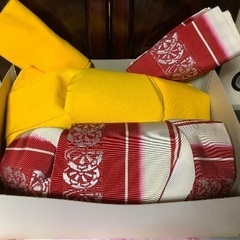 お話し中・昭和のレトロの帯2個　used　