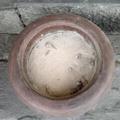 桐丸太火鉢　外径約３６cm　高さ約２４cm　手あぶりの画像