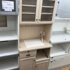 ★ジモティ割あり★  カントリー調食器棚 ナチュラル H180×W70×D44 クリーニング済み KJ8408