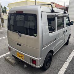 【売却済み】宮古島 リフトアップ エブリィバン ターボ 4AT ２WD 平成23年式 DA64V シルバー キャリア付きの画像
