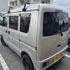 【売却済み】宮古島 リフトアップ エブリィバン ターボ 4AT ２WD 平成23年式 DA64V シルバー キャリア付きの画像