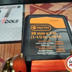 【新品】TACTIX 376041 5ｍ ラチェットベルト  の画像