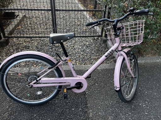 22インチ子供用　ビッケbikke自転車　オールドローズ　ピンク