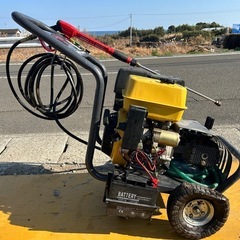 エンジン　高圧洗浄機 セル付き　洗車ガンホース、給水ホース付き、13馬力13HP 3600PSI  LT18/24A 動力噴霧機　ガソリン　強力　洗車　ベランダ 外壁　の画像