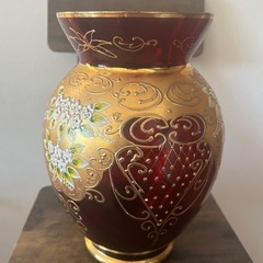 ベネチアンガラス　花瓶の画像
