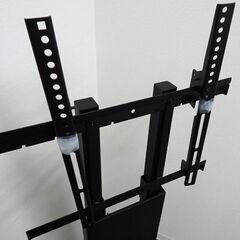 新札幌◆EQUALS/イコールズ テレビスタンド WALL V2 ハイタイプ WLTVA6119◆ サテンブラック W70×D52×H129～169cm 対応インチ32～60 No.3152の画像