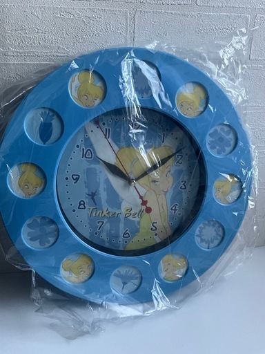 【新品】ディズニー ティンカーベル 壁掛け時計