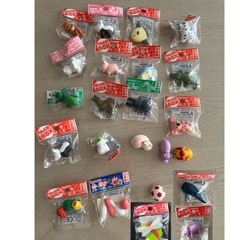 おもしろ消しゴム　動物　スポーツ23個セット