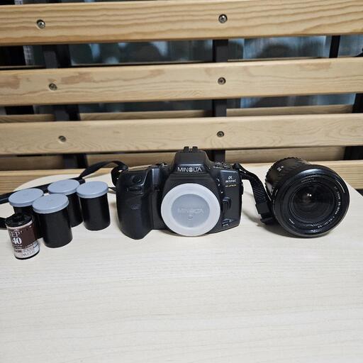 MINOLTA　一眼レフカメラ　レンズ　フイルム　ジャンク