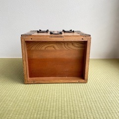 昭和レトロ 木製  箪笥 小物入れ 和家具 古民具 収納ケース 裁縫箱 年代物の画像