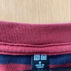 [ユニクロ]長袖Tシャツ２枚(綿100%)メンズの画像