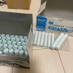 2/27処分　引取り専用　チョーク　黒板消し　未使用(1箱＋残り...