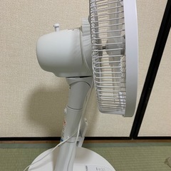 扇風機リモコン付きの画像
