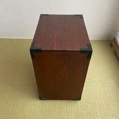 昭和レトロ 木製 箪笥 小物入れ 和家具 古民具 収納ケース 裁縫箱 年代物の画像