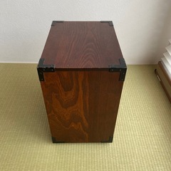 昭和レトロ 木製 箪笥 小物入れ 和家具 古民具 収納ケース 裁縫箱 年代物の画像