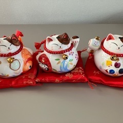まねきねこ 置物 貯金箱