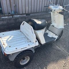 すぐ乗れます動画あり 青ナンバー ノーヘル 30kmしばり無し 自賠責付き ジャイロ アップ HONDA ホンダ ジャイロXより GyroUpの画像