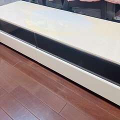 【受け渡し決定】テレビ台　テレビボード　ホワイト　引き出し　収納