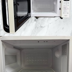電子レンジ（日立/HMR-FT183/フラットテーブル式/
2019年製）の画像