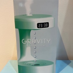 🍦新品未開封🍦グラビティードロップ加湿器　「ブラック」の画像