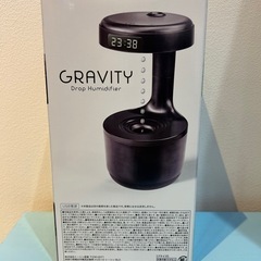 🍦新品未開封🍦グラビティードロップ加湿器　「ブラック」の画像